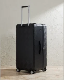 MY4810 Extreme 3.0 Leather-Trimmed Polycarbonate Check-In Suitcase Black