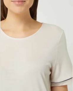 Nachthemd aus Lyocell Modell Natural Comfort Offwhite