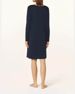 Nachthemd Cotton Silk blau Dunkelblau