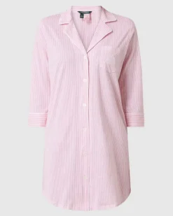 Nachthemd mit Streifen Rosa