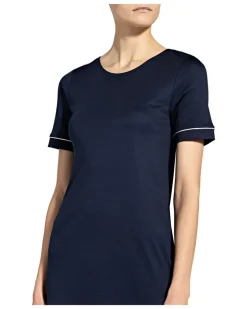 Nachthemd Natural Comfort blau Dunkelblau