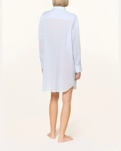 Nachthemd Serie Cotton Stripes blau Hellblau