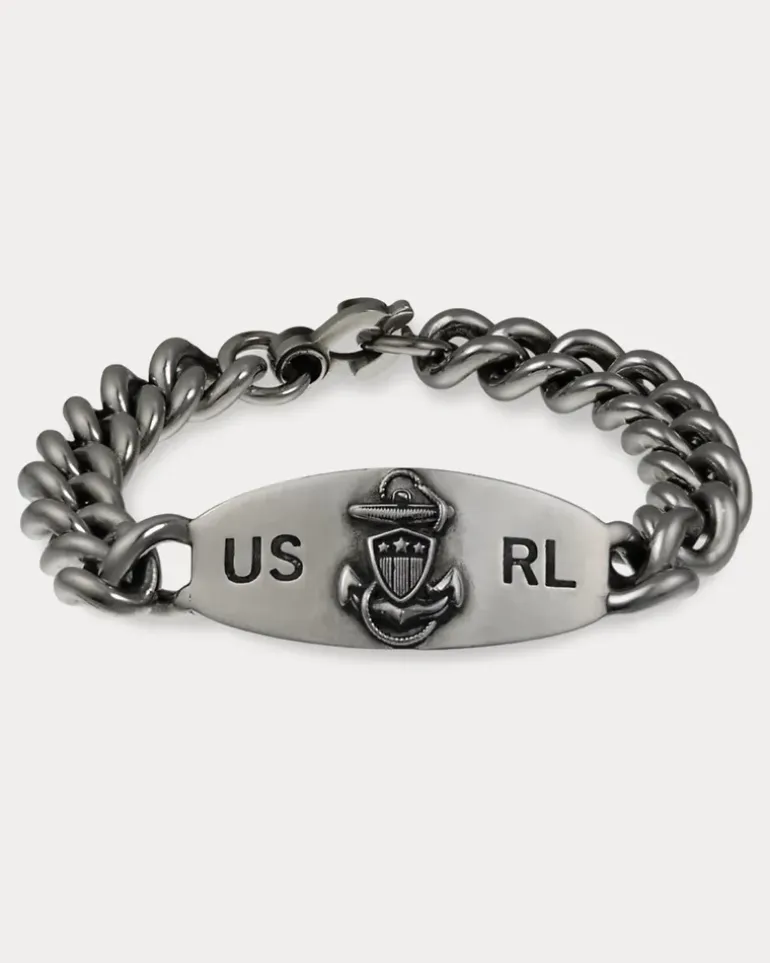 Namensarmband aus Sterlingsilber Grey
