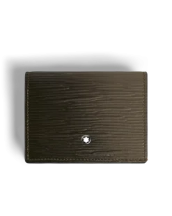 Nano Continental-Brieftasche aus Corteccia-Sfumato-Leder - Khaki - Leder - MB220272 - Brieftaschen