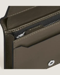 Nano Continental-Brieftasche aus Corteccia-Sfumato-Leder - Khaki - Leder - MB220272 - Brieftaschen