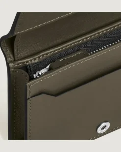 Nano Continental-Brieftasche aus Corteccia-Sfumato-Leder - Khaki - Leder - MB220272 - Brieftaschen