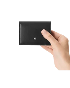 Nano Continental-Brieftasche aus Soft Leder - Schwarz - Leder - MB198007 - Brieftaschen