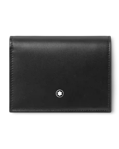 Nano Continental-Brieftasche aus Soft Leder - Schwarz - Leder - MB198007 - Brieftaschen
