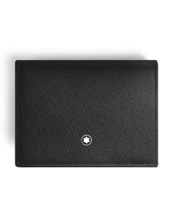 Nano Continental-Brieftasche aus Sartorial Leder - Schwarz - Leder - MB198876 - Brieftaschen