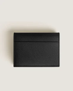 Nano Continental-Brieftasche aus Sartorial Leder - Schwarz - Leder - MB198876 - Brieftaschen