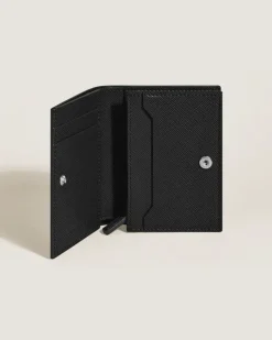 Nano Continental-Brieftasche aus Sartorial Leder - Schwarz - Leder - MB198876 - Brieftaschen