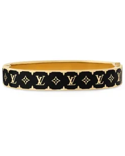 Nanogram Enamel Armband Black