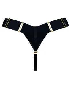 Nara Tanga aus Mesh - Schwarz