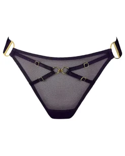 Nara Tanga mit Riemen - Violett