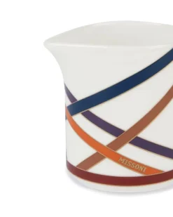 Nastri Milchkännchen mit Print - Weiß