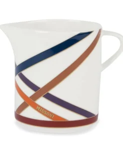 Nastri Milchkännchen mit Print - Weiß