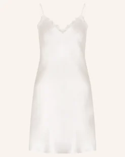 Negligé Love Me Aus Seide beige Weiss