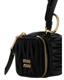 Nero Acciaio-Agnello Portachiavi Keychains Black