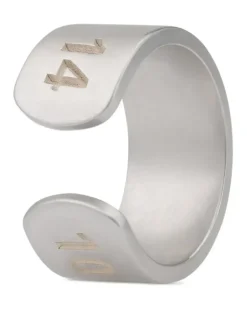 Number Reference Ear Cuff - Silber