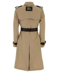 Oatmealbeige Exterior: Silk Cotton Cappotti Coat
