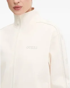 Octavia Sweatshirtjacke mit Logo - Nude
