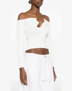 Odessa Langarmshirt - Weiß