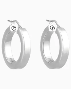 Ohrringe aus 925er-Silber Grau