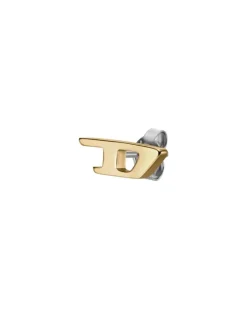 Ohrstecker aus goldfarbenem Edelstahl - Ohrringe - Unisex -