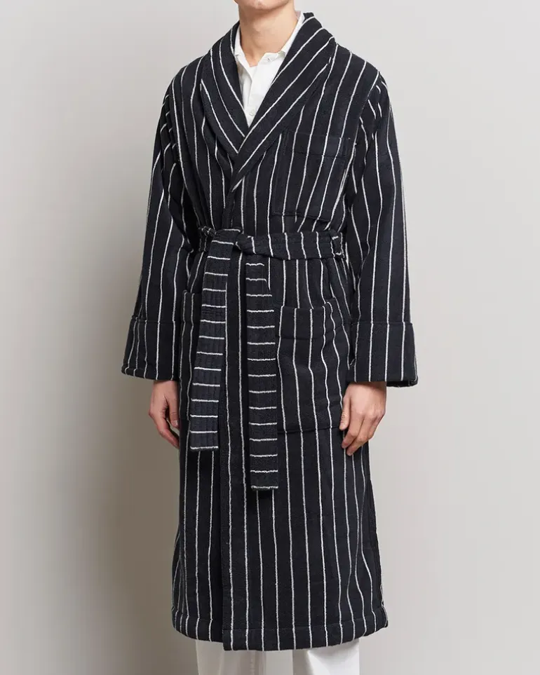 Organic Terry Classic Bathrobe Antwerp Blau