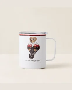 Outdoor-Becher mit Holiday Polo Bear White
