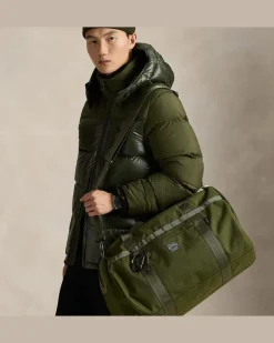 Outdoor-Reisetasche aus Nylon-Oxford Green