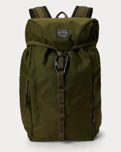 Outdoor-Rucksack aus Nylon-Oxford Green