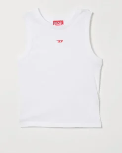 Oval D Baumwoll-Tanktop Weiß