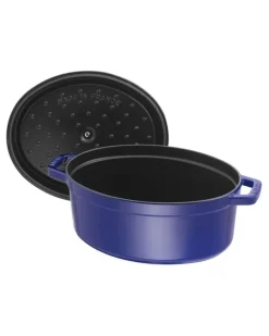 Ovale Cocotte Pfanne - Blau