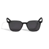 Ovale Sonnenbrille mit schwarzem Acetatrahmen - - Kunststoff im Spritzgussverfahren - MB135566 - Sonnenbrillen