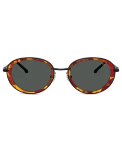 Ovale Sonnenbrillen - Sonnenbrille - Unisex - Schwarz