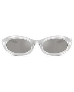 Ovale Sonnenbrille - Sonnenbrille - Unisex - Grau