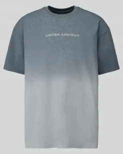 Oversized Sport-T-Shirt aus Baumwoll-Mix Modell 'UA M HWT GRADIENT Marine