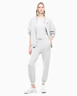 Oversize-Sweatjacke Core Lady Relax mit einer Kapuze Grau