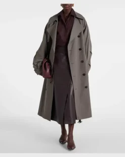 Oversize Trenchcoat Mavis Grau