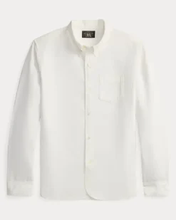 Oxford-Arbeitshemd mit Selvedge-Details White