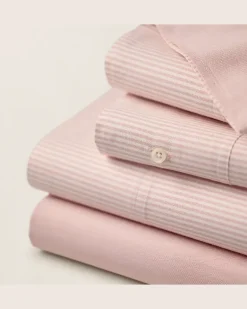 Oxford-Bettwäsche Pink