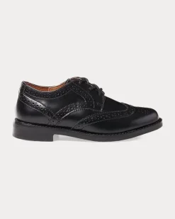 Oxford-Fullbrogue aus Leder Black