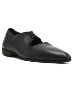 Oxford-Schuhe aus Leder - Schwarz