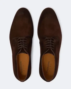 Oxford-Schuhe Carbonne aus Veloursleder Braun