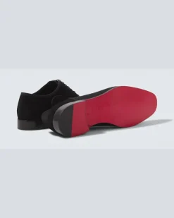 Oxford-Schuhe Greggory mit Leder Schwarz