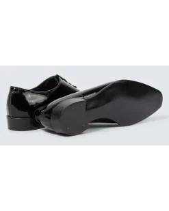 Oxford-Schuhe Merlin aus Leder Schwarz