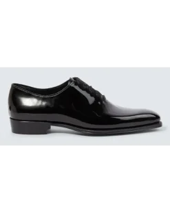 Oxford-Schuhe Merlin aus Leder Schwarz