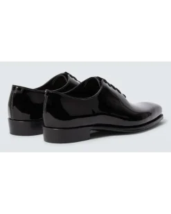 Oxford-Schuhe Merlin aus Leder Schwarz