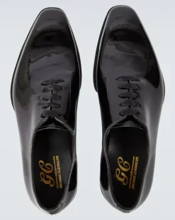 Oxford-Schuhe Merlin aus Leder Schwarz